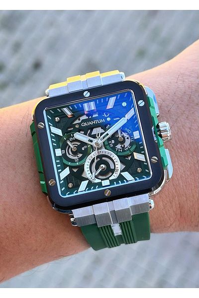 Quantum Silicone Cord Luxury Men's Wrist Watch