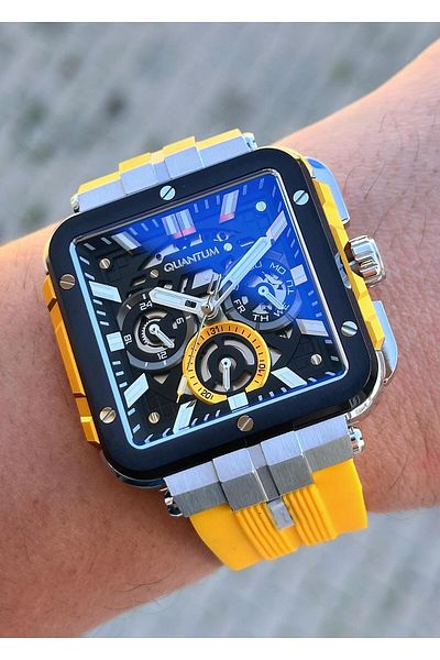 Quantum Silicone Cord Luxury Men's Wrist Watch