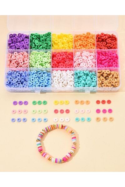 Hobimos 15 Assorted Fimo Beads Boxed Hobby Set