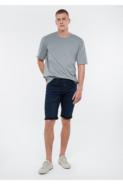 Mavi Nıcholas Navy Blue Sporty Jean Shorts 0416085153