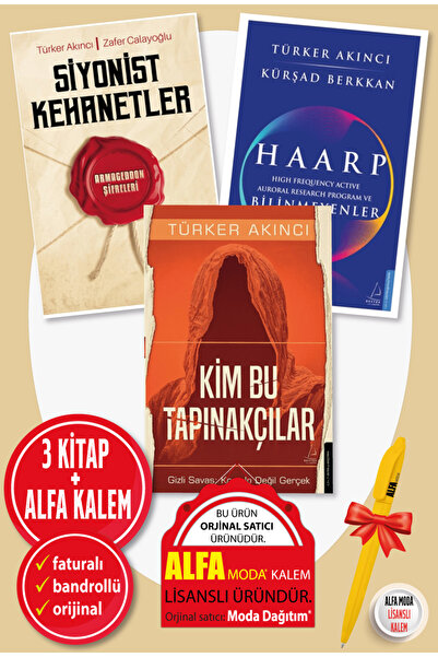 Destek Yayınları Siyonist Kehanetler + Haarp + Kim Bu Tapınakçılar / TÜRKER A...