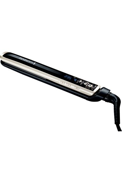Remington مكواة فرد الشعر Pearl S9500 عالية الجودة مطلية بالسيراميك مع اللؤلؤ الحقيقي لتبديد الحرارة بشكل متساوٍ
