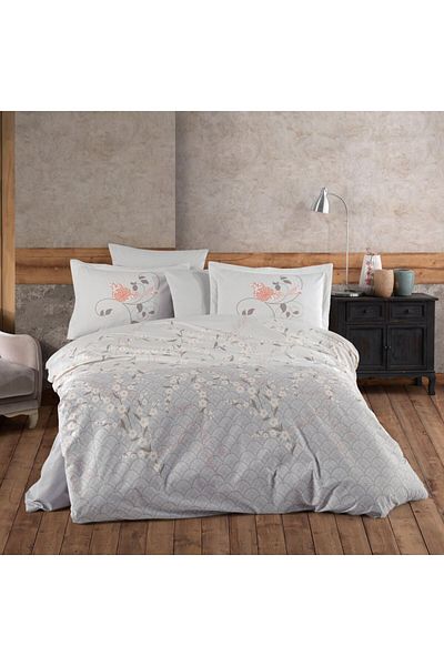Hobby Missy Gray - Poplin Double Duvet Cover Set