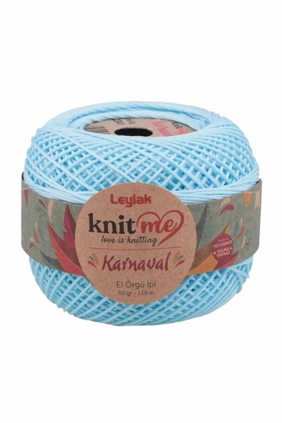 Generic Brand . Knit me carnival hand knitting yarn baby blue 02241 50 gr.