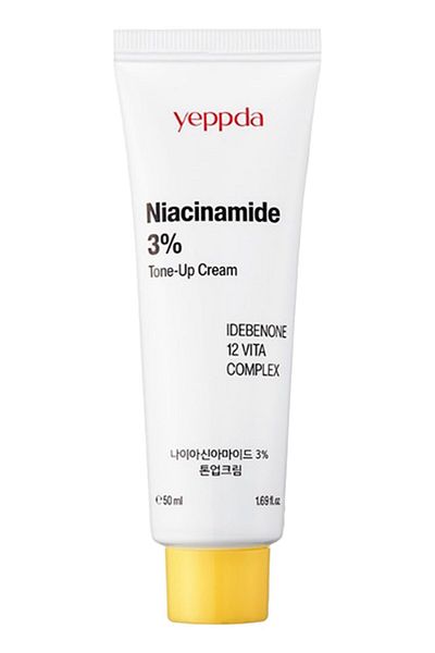 YEPPDA Niacinamide 3% Tone Up Cream - Water Based, Brightening, 50 ml, One Size