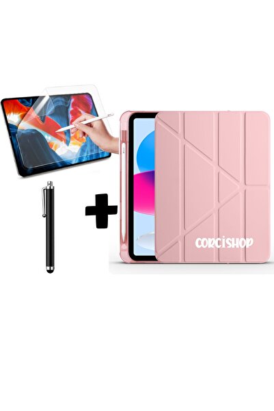 piblue Apple iPad Mini 6 8.3 inç 2021 Uyumlu Tablet Kılıfı Kalemlikli Silikon...
