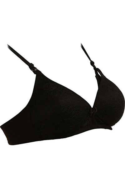 KaliteMall Covered Nursing Bra - Black