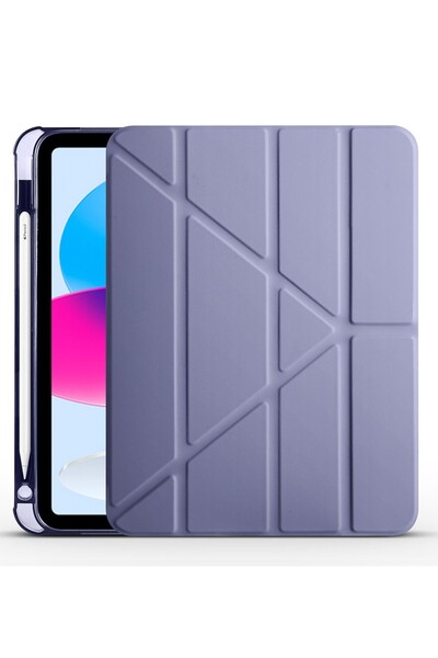 piblue İpad Mini 7 2024/mini 6.nesil Uyumlu Kılıf Kalem Bölmeli Farklı Stand ...