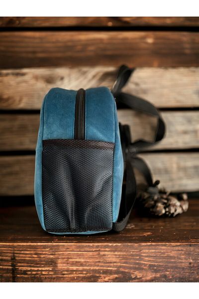 Kokopatik Turquoise Velvet Medium Nursery Bag