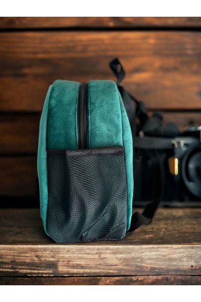 Kokopatik Green Velvet Medium Nursery Bag