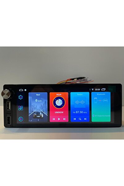 FTH SOUND FTH-69 6.9" ANDROİD 15 OTO TEYP TEK DIN 2-32 GB CAR PLAY KAMERA HEDİYE