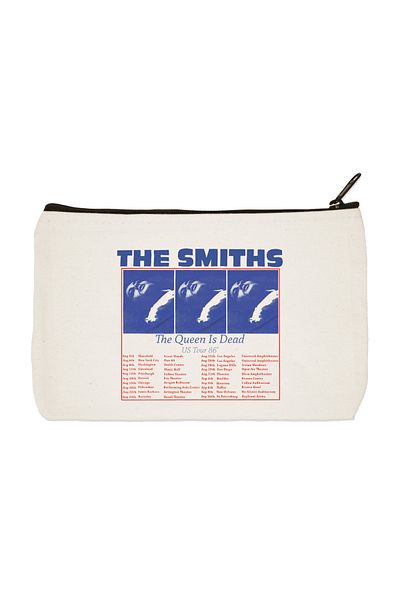 designedfy The Smiths Printed υφασμάτινη τσάντα μακιγιάζ Θήκη στυλό Τσάντα συμπλέκτη