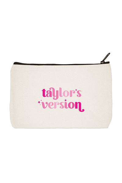 designedfy Taylor's Version Printed υφασμάτινη τσάντα μακιγιάζ Θήκη για στυλό Τσάντα χειρός