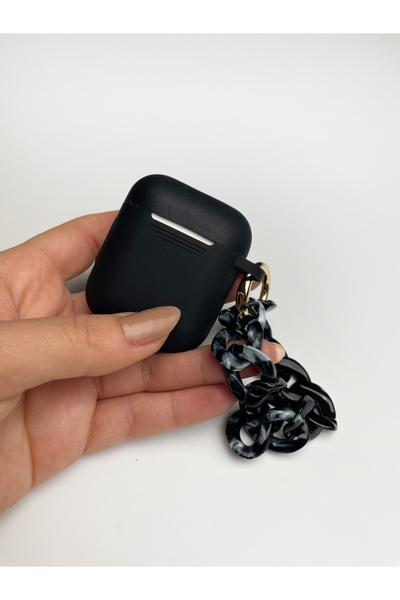 hey lori Uyumlu acrylic zincir airpods 1-2 kulaklık kılıfı