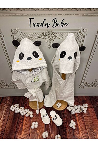 PANDA BORNOZ SETİ