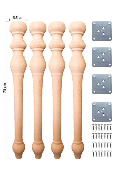 turanahşap Masa ayağı - Ahşap Masa Ayağı - Mutfak Masa Ayağı - Çalışma Masa A...