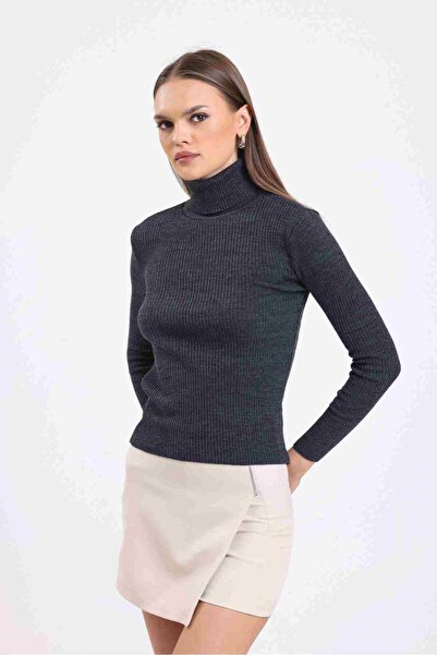 Jose Clothing Premium Collection Turtleneck Extra Soft Texture Basic Knitwear Sweater