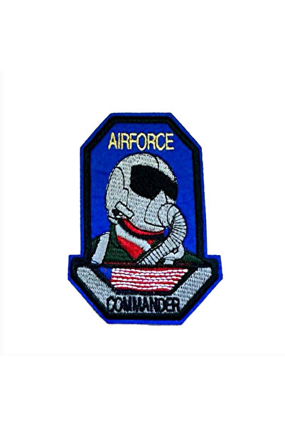 X-SHOP Nasa Commander Air Force Badge Patches Arma Peç Kot Yaması