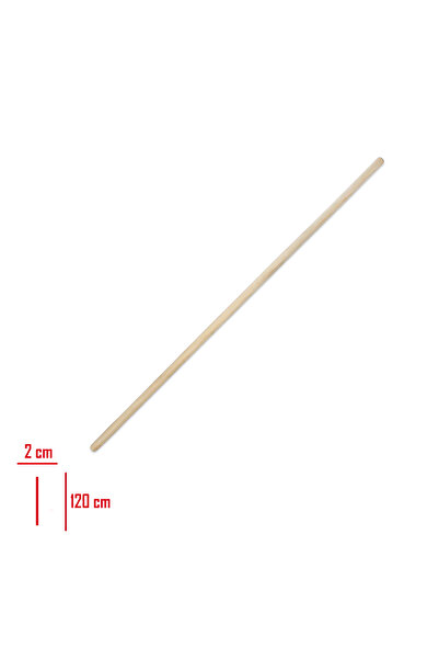 Leva House Ahşap Fırça Sapı Çam 120 cm