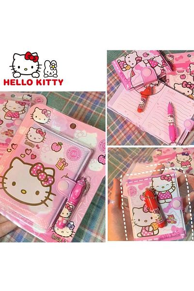 BLA GROUP Hello Kitty Mini Notebook Pen Set