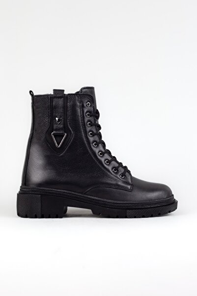 DERİMİSS Жіночі шкіряні черевики з нековзною підошвою, що не пропускають холо...