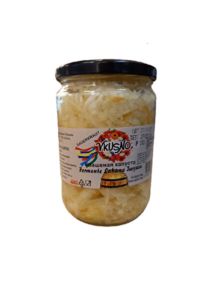 vkusno fermante lahana turşusu sauerkraut