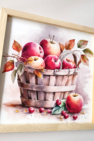 Tooall Apple Basket Wooden Framed Mdf Table