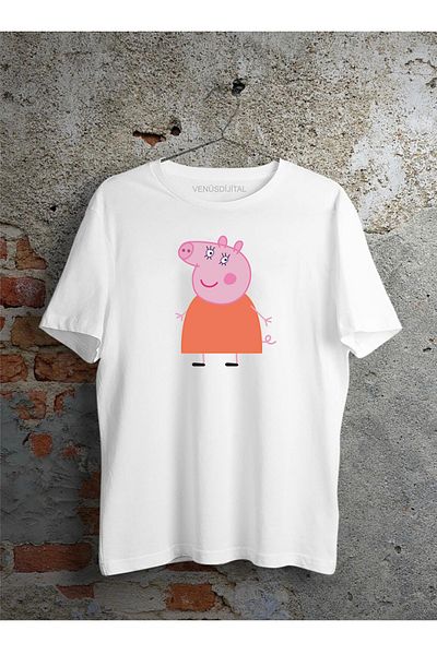 venüsdijital Tricou Peppa Pig pentru mama (disponibilă versiunea fiică-tatic.)