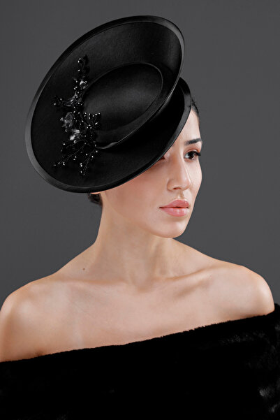 Simay Aksesuar Nikah Şapkası Vualet Şapka Gelin Kepi Gelin Saç Aksesuarı