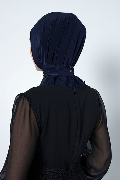 ISTANBUL STYLES Модел шал с яка с щракване на врата, хиджаб, шапка