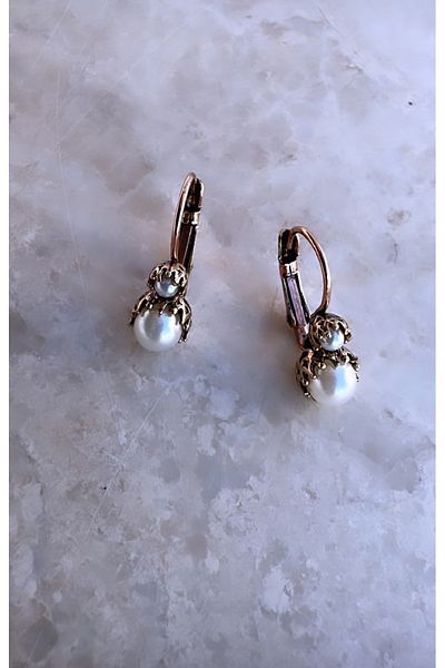 TMD AKSESUAR Earrings with Antique Pearls
