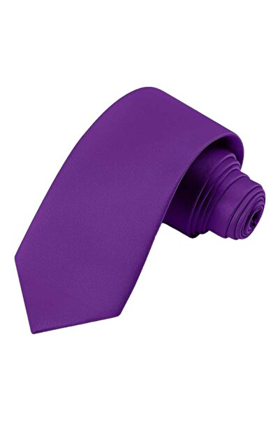 Trenderrs Plain Cut Satin Men's Tie