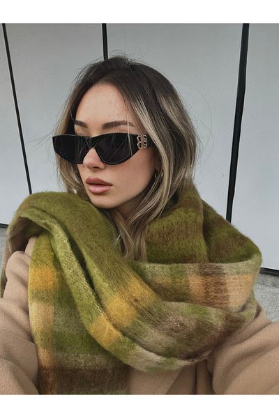 TomyHelf النظارات الشمسية النسائية السوداء خمر