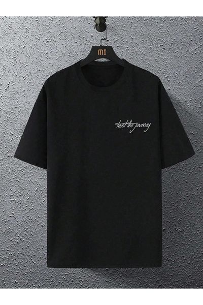 Revasser Unisex dámské/pánské tričko Monalisa s barevným potištěným oversize počesaným bavlněným tričkem