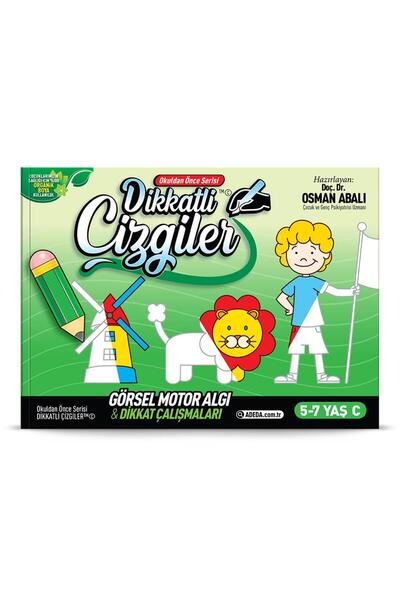 Adeda Yayıncılık Zeka Ve Gelişimi Destekleyen Çizgiler - C Kitabı