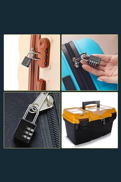 Weather Forecast 21 Mm Combination Lockers Luggage Bag - 3 Digit, Resettable Lock Pad Cin535slv
