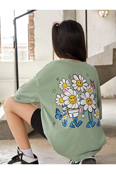 Machetta Dečija tratinčica sa printom Oversize kroj T-shirt