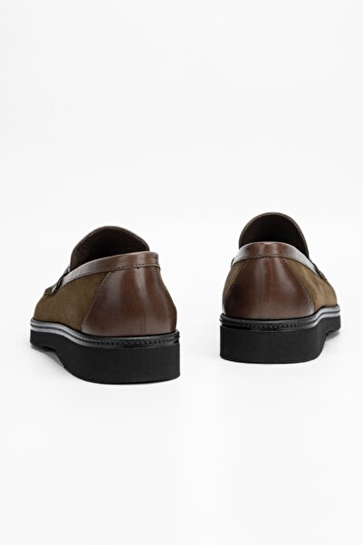 Valmenti Ανδρικά Tan Suede Παπούτσια Loafer από γνήσιο δέρμα