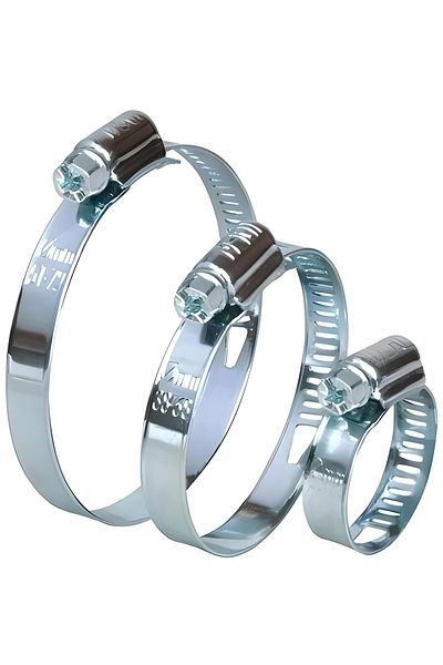 CevHers 30x45mm Stainless Steel Hose Pipe Installation Clamp 1 Piece