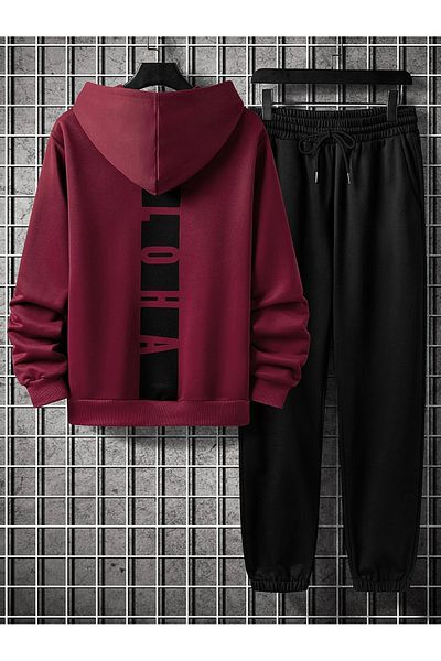 MOONBULL Ανδρικό Σετ αθλητικής φόρμας ALOHA Back Printed Hooded