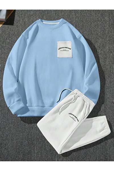 MOONBULL Σετ ανδρικής φόρμας με λεπτομερή τσέπη στο στήθος