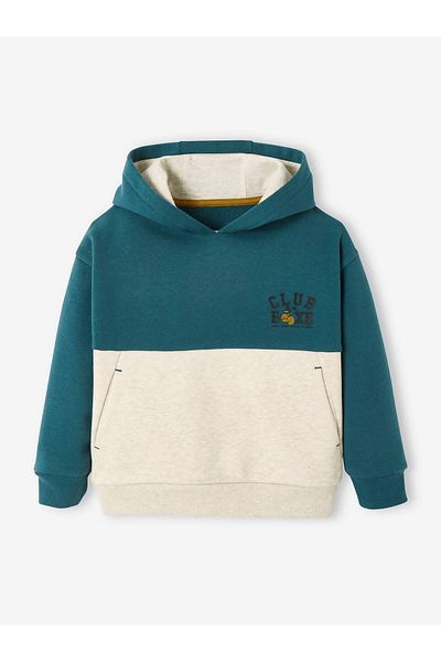 Pink Hippo Kids Boys' Contrast Color Blocked Sweatshirt and Cargo Sweatpants