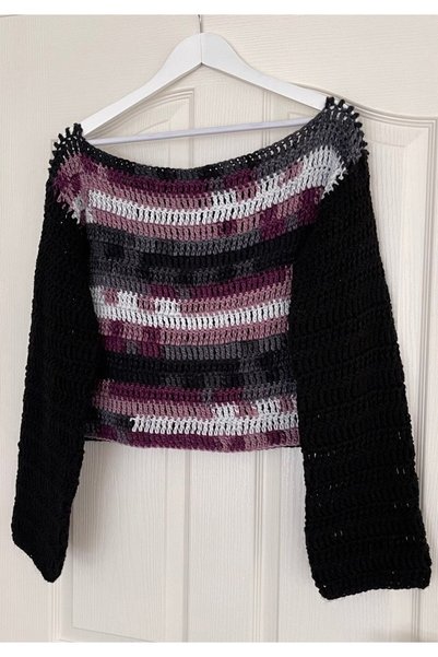 scyllastore Ava Reversible Boat Neck Trend Casual Sweater