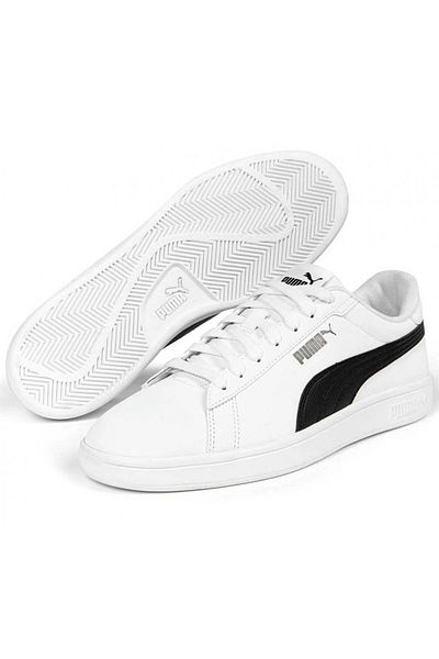 Puma Ανδρικά casual παπούτσια Puma Smash 3.0 Buck Λευκό-Μαύρο