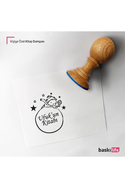 Baskı Life Kişiye Özel Kitap Damgası Kitap Mührü Kaşe Kitap Mühür Özel Damga