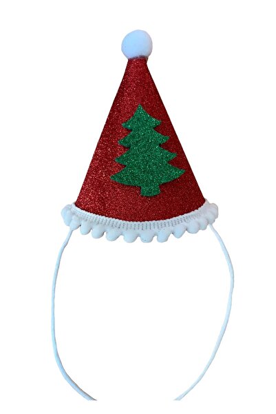 Partifabrik Christmas Christmas Red Pine Fir Tree Mini Hat