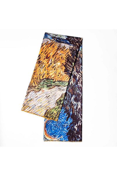 The Lucid Lab Road with Cypress and Star - Road Fleece TV Blanket with Cypress and Star