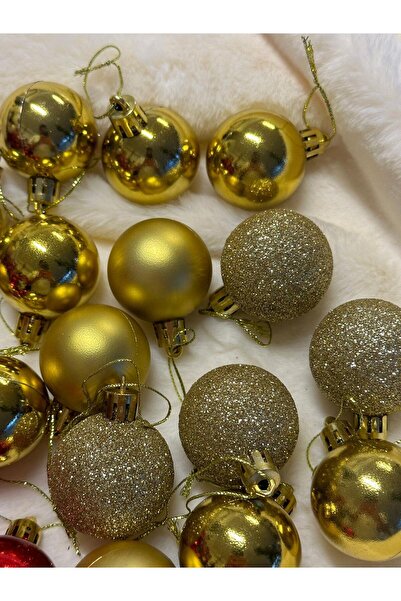 Partifabrik Χριστουγεννιάτικο Δέντρο Χρυσό Σετ Στολιδιών 16 τεμαχίων Μικτό Μα...