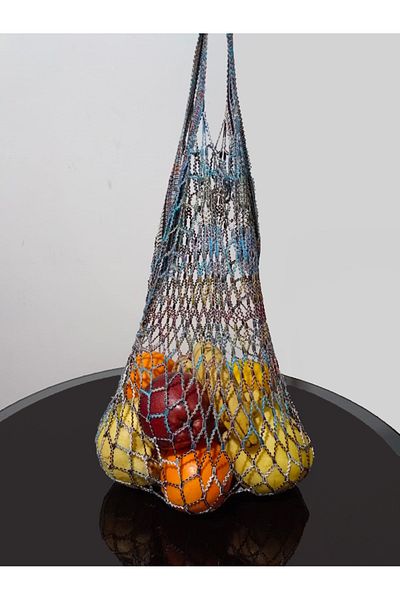 Global-Store Machine Mesh Shopping Market Net 5-10kg Cotton Bag Mesh Bag Round Carrying Net