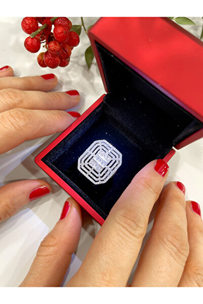 925KOLYE MEGA ENERCİ BAGET TEKTAŞ YÜZÜK IŞIKLI KUTU HEDİYELİ 925 AYAR GÜMÜŞ